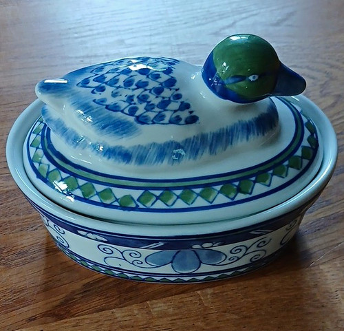 Keramik pastetenform oval mit - keramik,