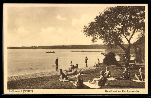 Lychen badestrand mit - lychen,,