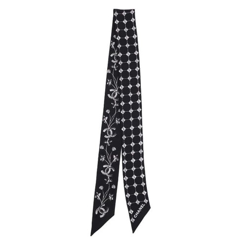 Chanel 100 seide schriftzug - chanel,