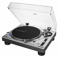 Audio-Technica AT-LP140XP Silber DJ Plattenspieler Manuell Direktantrieb Zubehör