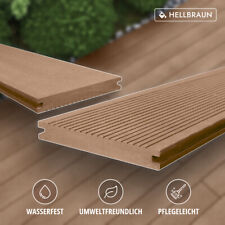 WPC Massiv Terrassendielen 20x140 Holz Terrasse Balkon, 5 Farben Länge 3.0m-4.0m