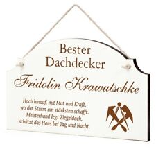 Schild Bester Dachdecker Beste
