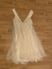 Ugo Zaldi Kleid Weiß Größe 36