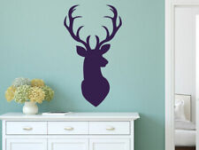 Wandtattoo Hirschkopf Geweih