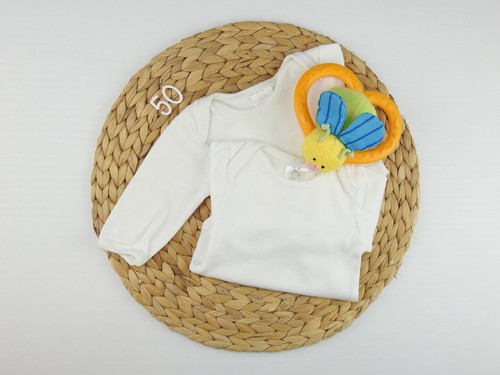 Weiße baby bodys body set - baby,