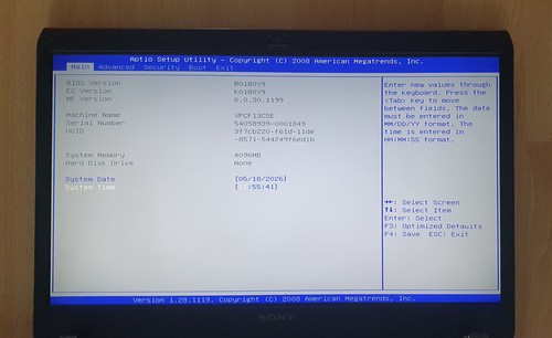 Sony vaio vpcf1 - vaio, vpcf1,