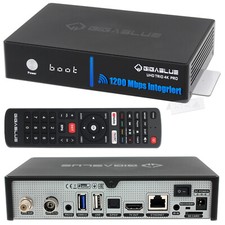 GigaBlue UHD Trio 4K PRO Linux Sat- & Kabel-Receiver 1200 Mbit Wlan Wi-Fi