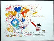 Wilhelm Schlote " Je suis fou de toi " " Giclée auf Leinwand,  handsigniert