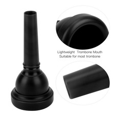 (BLACK)ABS-Posaunenmundstück Leicht Verhindert Kardieren Mit Praktischer