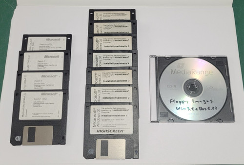 Diskettensatz dos - diskettensatz,