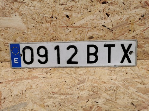 Nummernschild spanien eu - nummernschild,