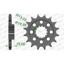 Stahl Ritzel für BMW S 1000