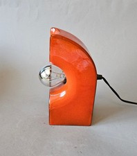 vintage SICA SICART Keramik Leuchte Lamp Tischlampe 70er 80er Italy 70s ceramic