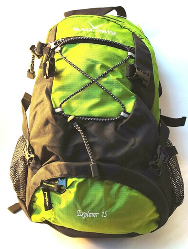 Black crevice rucksack - black,