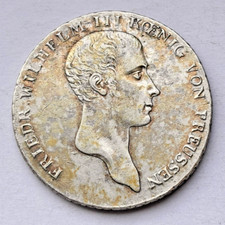 Brandenburg Preußen 1 Taler 1815 A Friedrich Wilhelm III Silber AKS#11