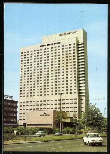 Ansichtskarte leipzig hotel - ansichtskarte, leipzig,