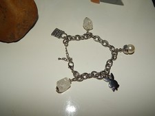 cooles BettelArmband m. versch. Anhänger Bergkristall + Playboy Häschen*GESCHENK