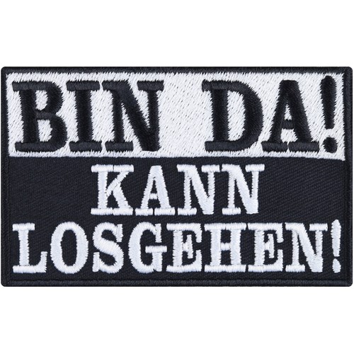 Festival aufnäher bin - aufnäher:,