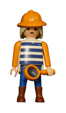 Playmobil Figur Mann Hafen Strand Fischer Angler
