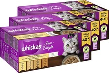 120 x 85g WHISKAS PURE DELIGHT