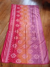 Wunderschöner Sarong,Bali,Ikat,traditionell, Wickeltuch,rot/gelb/rosa/lila