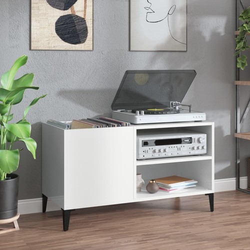 Plattenschrank hochglanz weiß - plattenschrank, hochglanz-weiß
