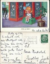 Ansichtskarte  Scherzkarten - Rote Wangen 1934