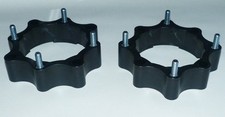 Spurverbreiterungen für Quad ATV 110mm - 115mm Lochkreis vorne schwarz