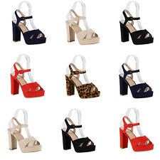 Damen Plateau Sandaletten