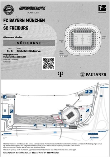 Sammler ticket bayern - ticket, fc