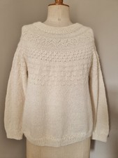 HANDMADE PULLOVER ECRU