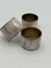 Vintage serviettenringe - 3x,