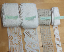 Konvolut breite Klöppelspitze