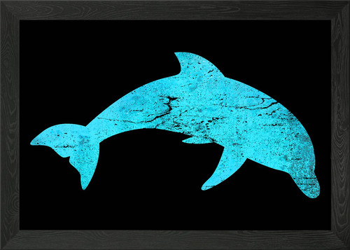 Meerestiere delfin gerahmtes - meerestiere,