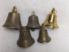 5 Glocken Bronze Messing Weihnachtsglocke Weihnachten Advent Geschenkidee