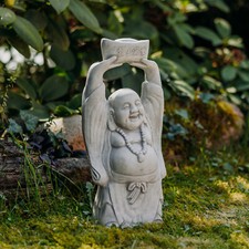 Glücklicher mönch buddha - mönch,