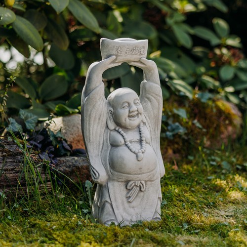 Glücklicher mönch buddha - glücklicher,