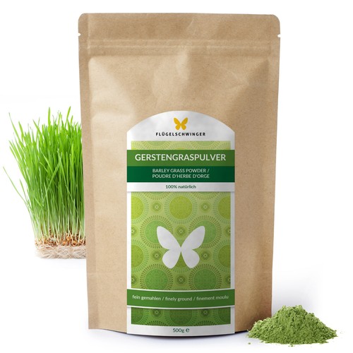 1kg gerstengras pulver - 1kg,