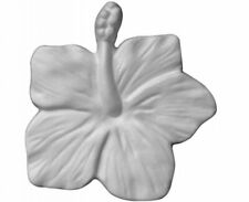 3D Wandtattoo Hibiskus 4 Stück Wanddeko Blume Polystyrol Flower Ornament Relief