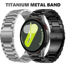 Titan Metall Armband Für Samsung Galaxy Watch FE 7 6 5 4 3 40 44mm Classic S3 S2