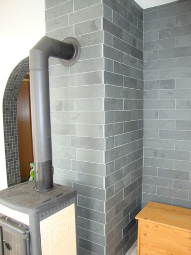 Schiefer riemchen verblender - schiefer,