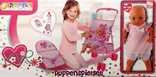 HAUCK Kinderwagen Set ab 3 Jahre nkl Puppe 36 cm und Babywippe Puppenspiel Neu