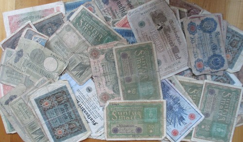 100 alte banknoten - 100,