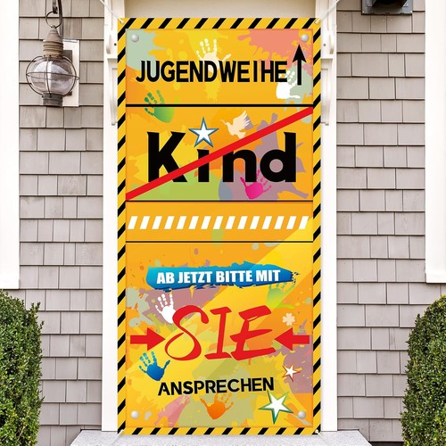 Jugendweihe banner deko - banner,