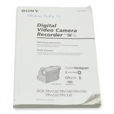Sony dcr trv12e - dcr-trv12e, trv19e