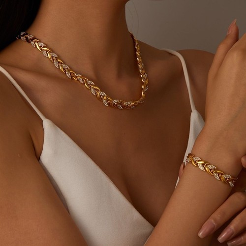 Damen schmuckset roségold - damen,