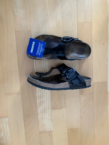 Birkenstock lack schwarz - lack,