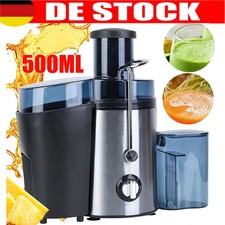 1000 W Entsafter Saftpresse elektrische Obstpresse Fruchtpresse Edelstahl DHL