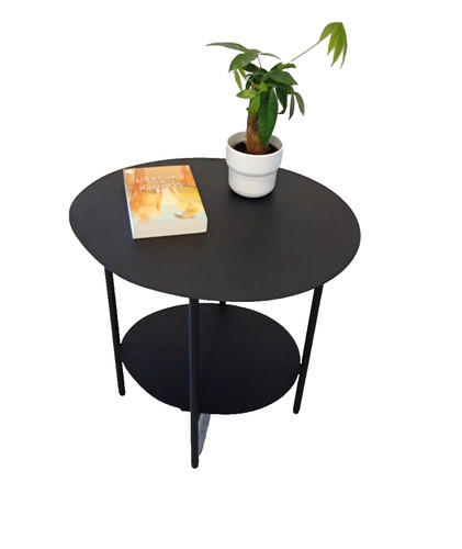 Beistelltisch aus metall oval - beistelltisch,