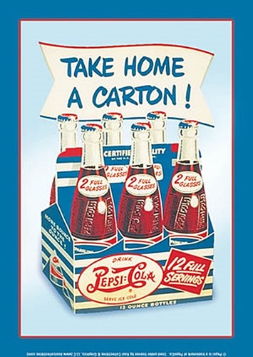 Pepsi take home carton - pepsi, a